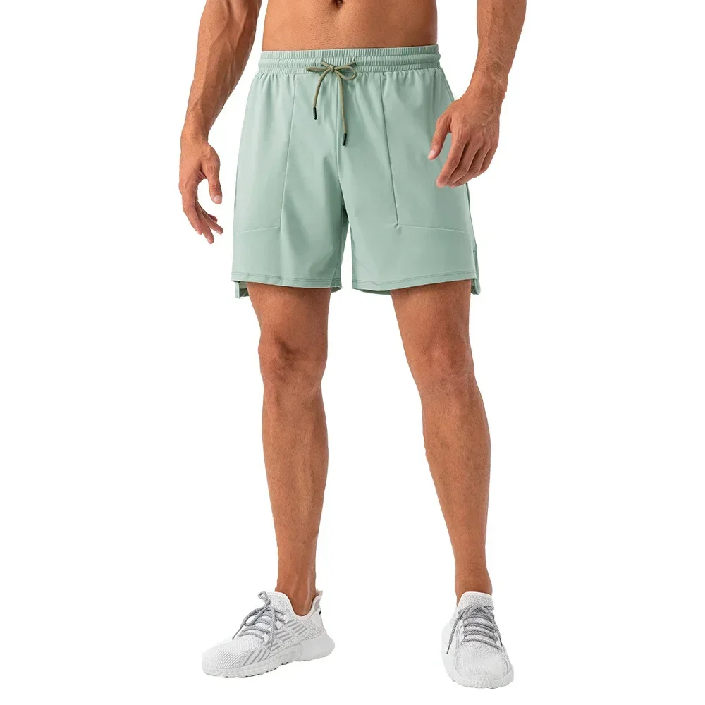 Summer Men's Loose Sports Shorts Breathable Cool-feeling Training Quick-drying Running Fitness Shorts