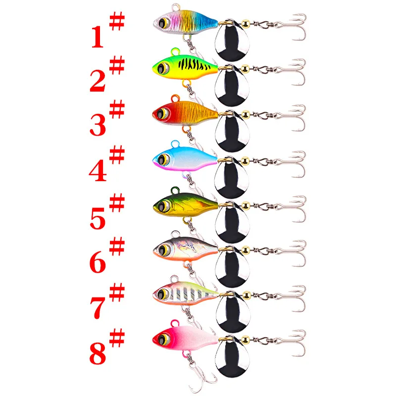 LHFSH Chatterbait con cola giratoria para lubina y trucha - imagen 5