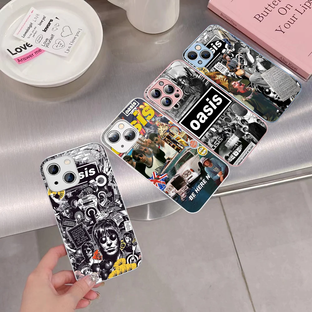 T-The R-Rain O-Oasis Band Phone Case Tempered Glass For Iphone 14 13 12 11 Pro Mini XS MAX 14Plus X XS XR Cover