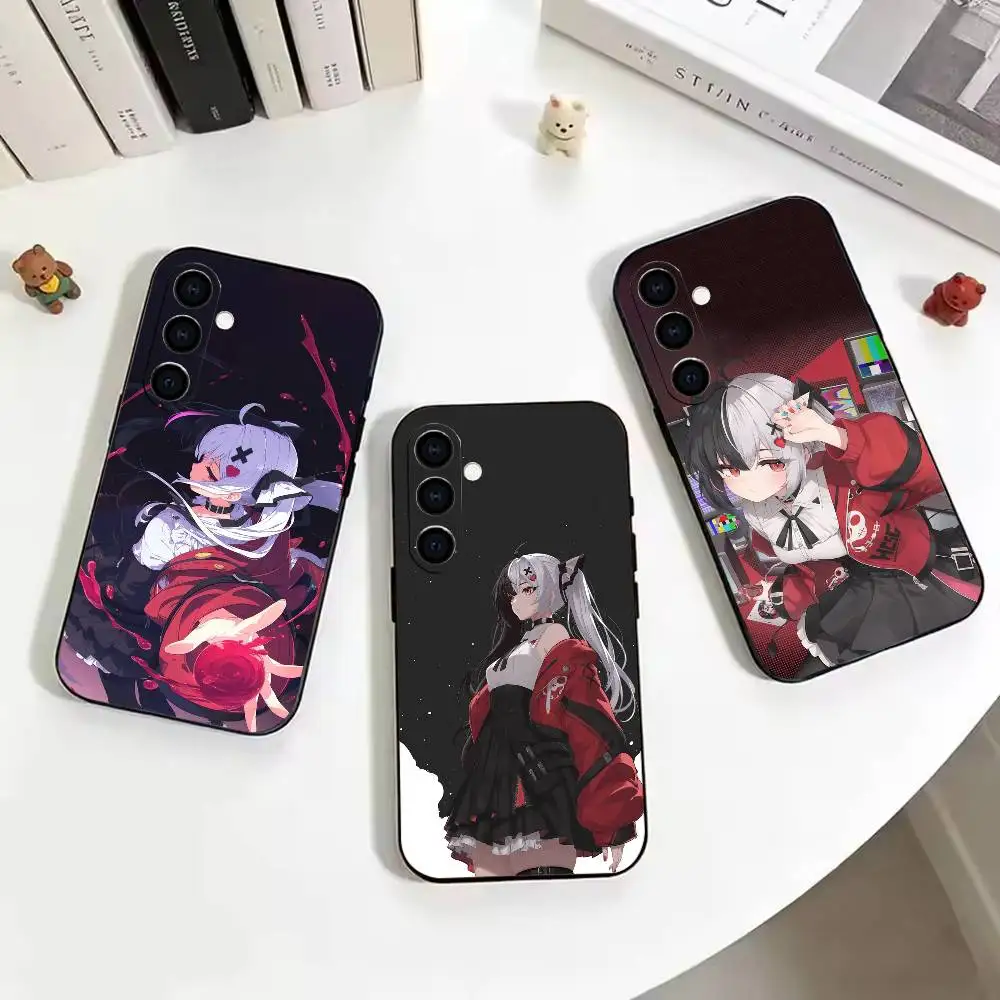 NTE N-Neverness to Everness lacrimosa Phone Case For Samsung Galaxy A73, A72,A70,A53,A52,A51,Soft Silicone Black Cover