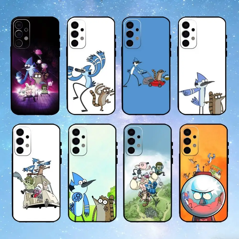 

R-RegularS Cute S-Show Phone Case For Samsung S25,S24,S23,S22,S21,S20,Ultra,Plus,FE Black Soft Cover