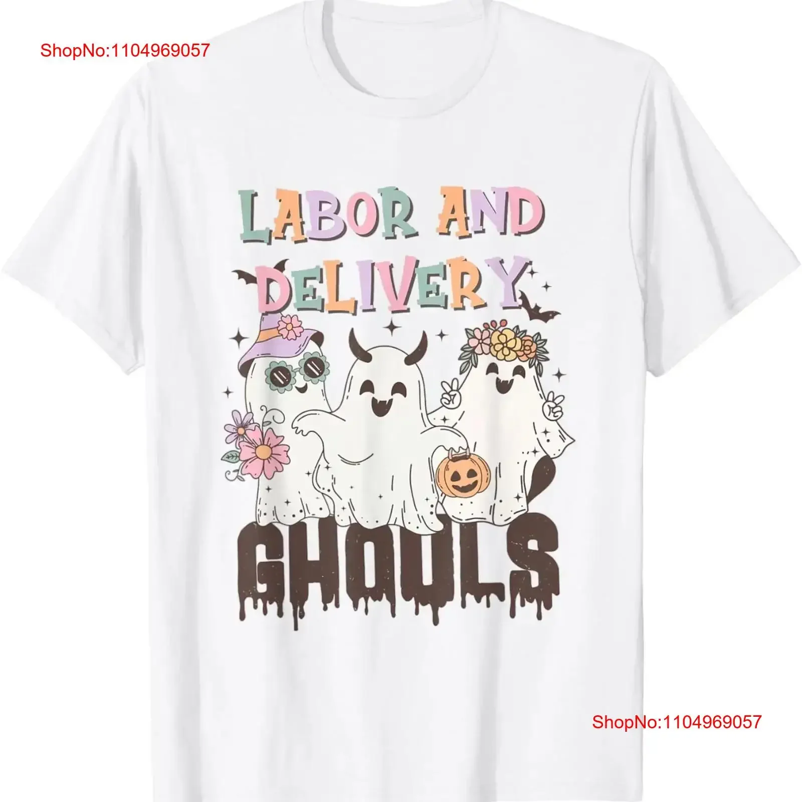 

Женская футболка в стиле ретро для медсестры на Хэллоуин Ghouls, винтажная потертая эластичная стильная повседневная мягкая уличная одежда с рисунком