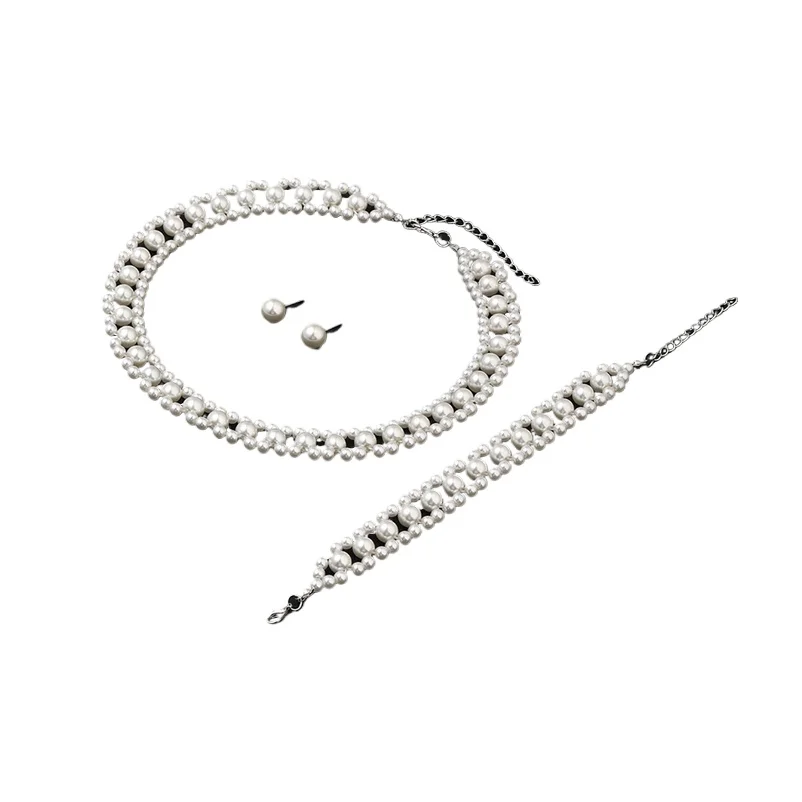 

GENUINE SOUTH SEA WHITE CULTURED ROUND PEARL NECKLACE BRACELET EARRING 4-8MM