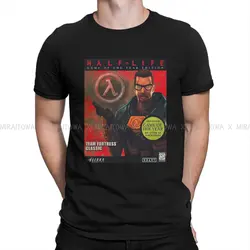 Half Life Game Sierra Box Art T Shirt Vintage Grunge Tshirt da uomo oversize o-collo abbigliamento da uomo