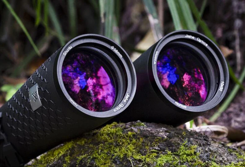 Shuntu Leistungsstarkes 10x50/12X50 ED-Objektiv-Fernglas IPX7 wasserdichtes Bak4-Prisma-Langstrecken-Außenteleskop für Camping, Jagd, Sport – Detail 5