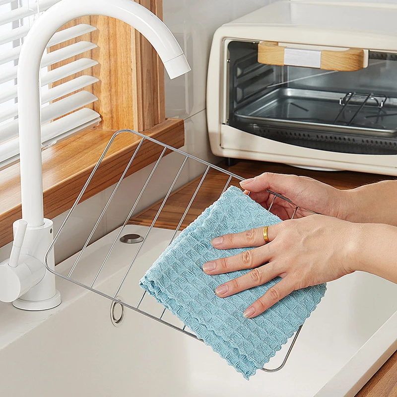 Micro Waffle Bar Towels Super Absorbent Coffee Bar Machine Cleaning Cloth Towel Household Cleaning Towel Barista Rag