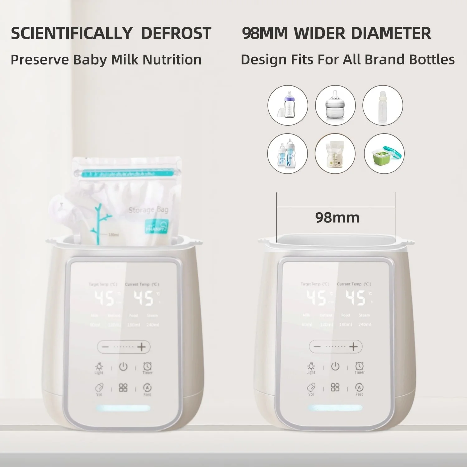 8In1 Baby Bottle Warmer Sterilizer UK - usage example