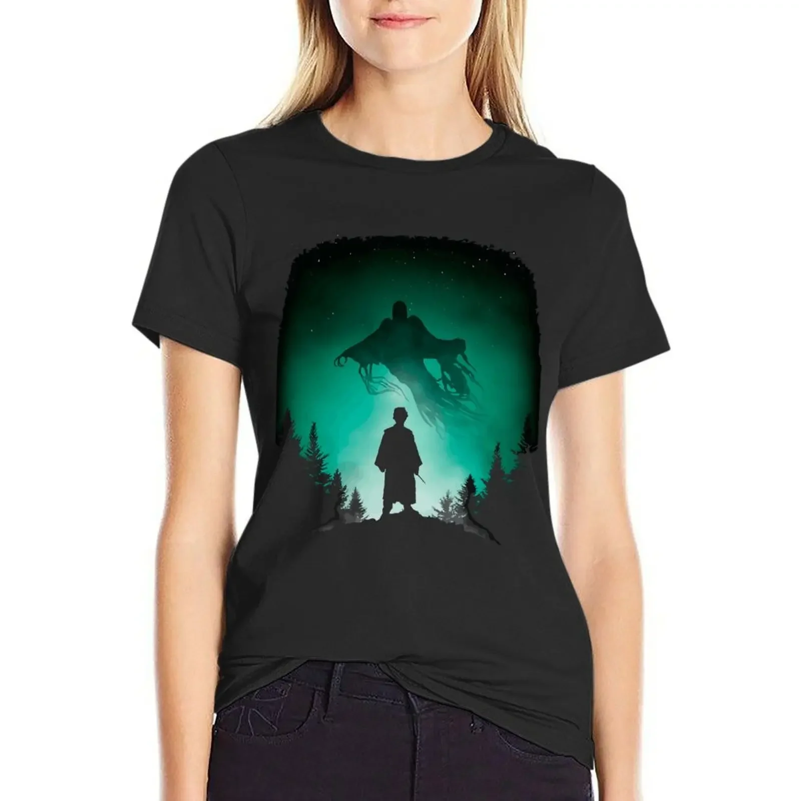 

Dementor T-Shirt female anime clothes blacks t shirts for Women graphic