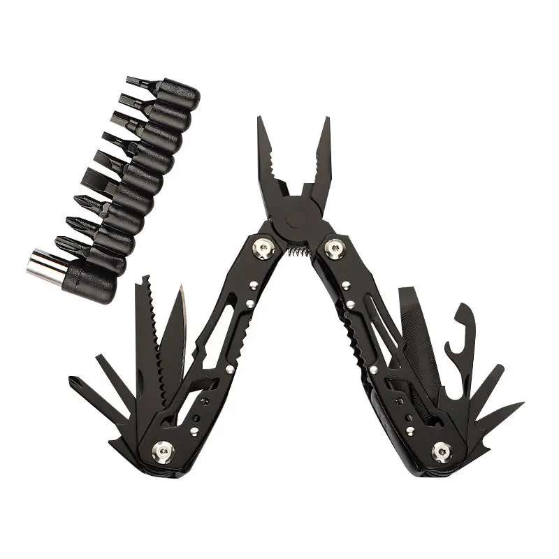 

Многофункциональные плоскогубцы, портативный карманный нож, инструмент для кемпинга, подарки для мужчин, многофункциональный инструмент 12 в 1, прочный чехол для кемпинга, выживания, пешего туризма