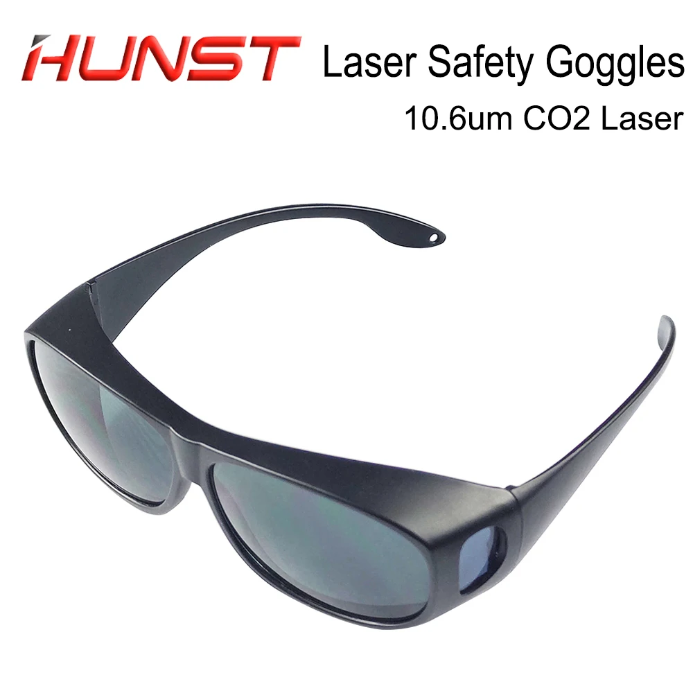 HUNST CO2 Laser Safety Glasses OD6+ For Marking Cutting Machine Parts 10600nm Protective Eyewear Goggles