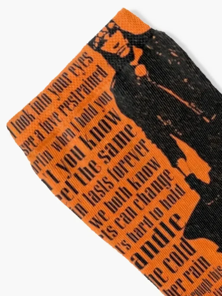 November Rain Song Lyrics Poster - November Rain Rock Music 1991 Socks retro man aesthetic Sports Socks Ladies Men's