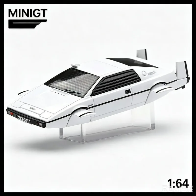 minigt-1-64-サブマリンカー-ロータス-エスプリ-s1-ボンド合金車モデルコレクションお土産男の子のおもちゃデスクトップ装飾品。
