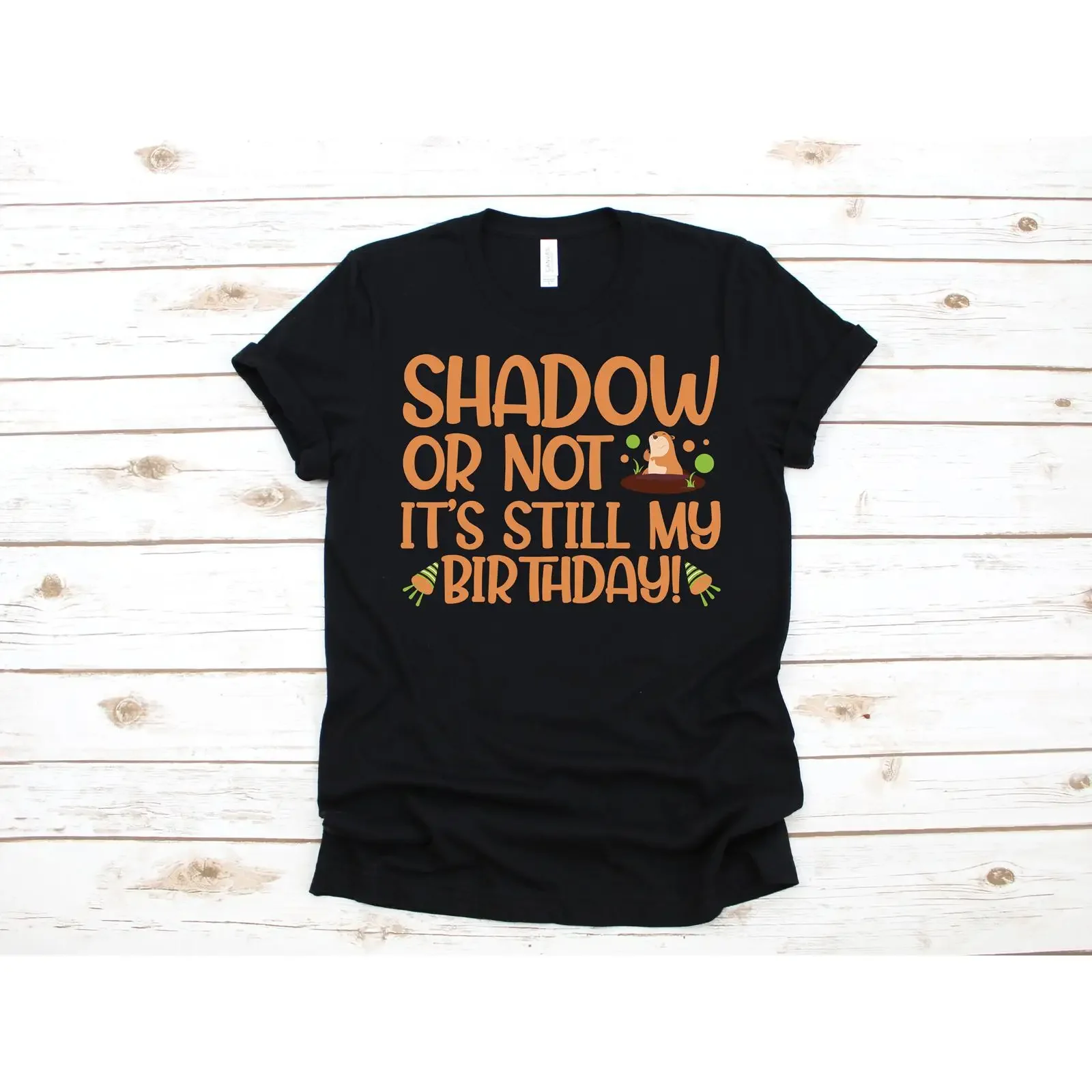 Birthday Groundhog Day T Shirt SweaT Long Sleeve Apparel  vintage Washed Top For Everyday Wear Soft Stylish Comfortable