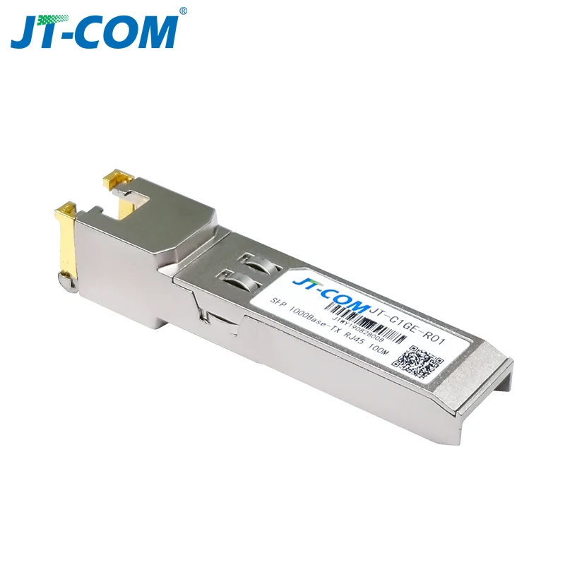 1.25G RJ45 Copper SFP Transceiver Module 1000Base-Tx Ethernet Gpon Olt Fiber Optic FTTH Compatible with Cisco/Mikrotik Switch