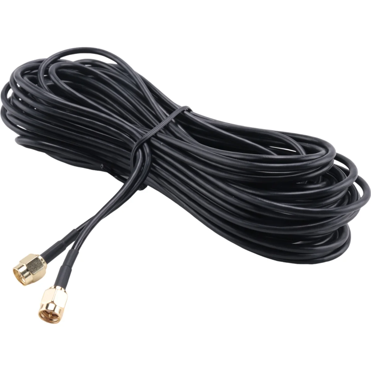 

【Сьогодні только!】10 м разъем SMA «папа» — SMA «папа» M-M RF коаксиальный косичка RG174 удлинительный кабель золотого цвета