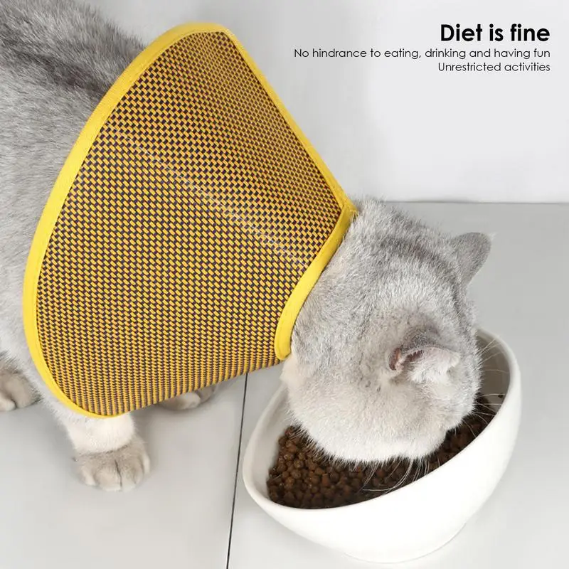 Cat Recovery Collar Stop Licking Adjustable Dog Cones Comfortable Cat Neck Pillow Recovery Pet Cone E-collar For Cats Puppy