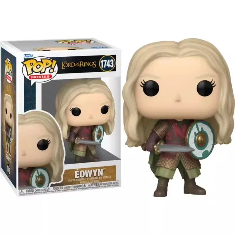Funko pop original senhor dos anéis anime figura elrond gandalf arwen eowyn nazgul figura de ação brinquedos para meninos meninas presente modelo