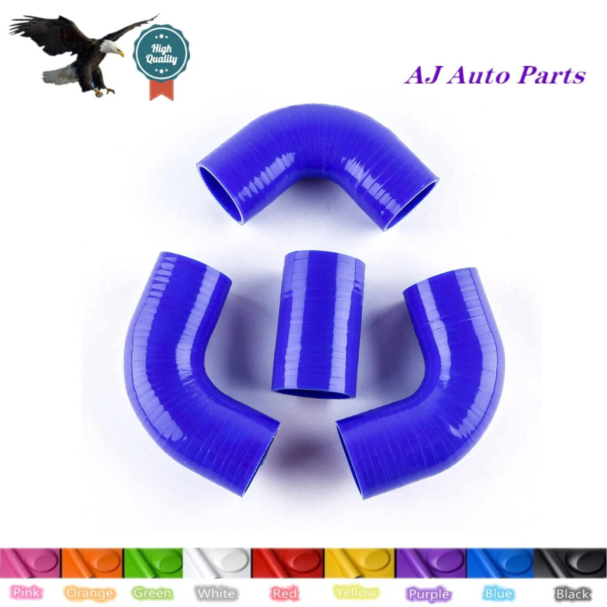 

Silicone Intercooler Hose Kit for Land Rover Defender 200TDi Terrafirma / Chassis 1989-1994 | 2.5l 200TDI Engine（ 4-PLY Hose ）