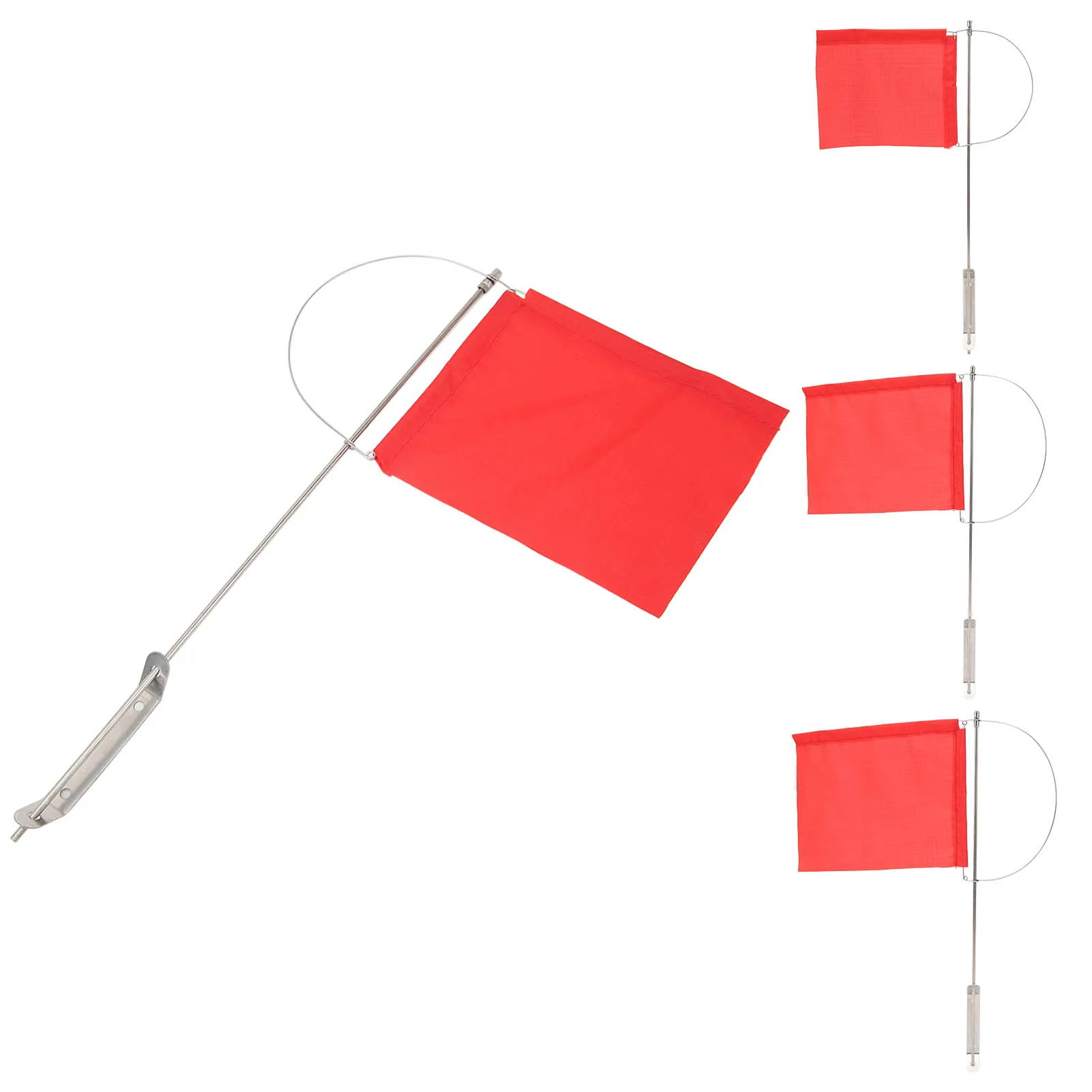 Wind Indicator Flag Monotypes Marine Mast Flag Wind Indicator Stainless Steel Red Boat Flag for Sailboat Yacht