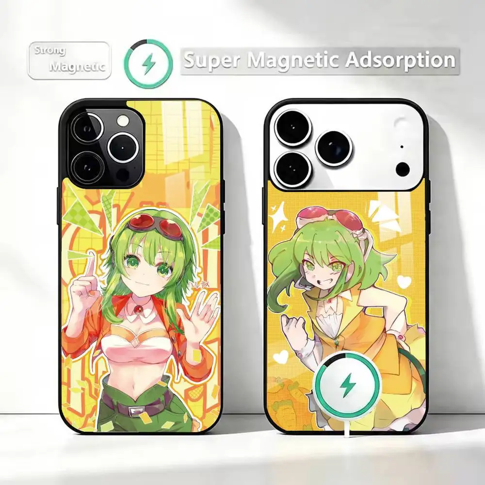 capa-para-iphone-17-16-15-14-13-12-11-plus-pro-com-design-vocaloid-gumi-compativel-com-carregamento-sem-fio-magnetico