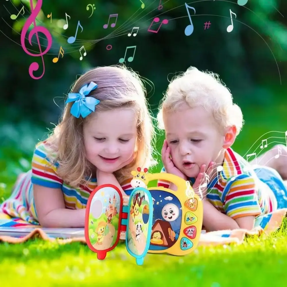 

Montessori Nursery Book Flipped E-book Early Educational Musical Learning Toys Multifunction Intellectual