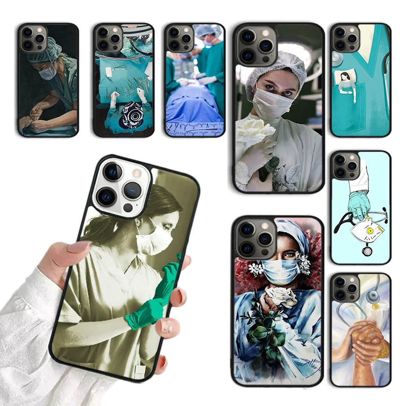 Medicine Doctor Nurse Phone Case For iPhone 15 16 SE2020 11 12 13 14 Pro Max Mini Cover For iPhone Max 6 7 8 Plus Fundas