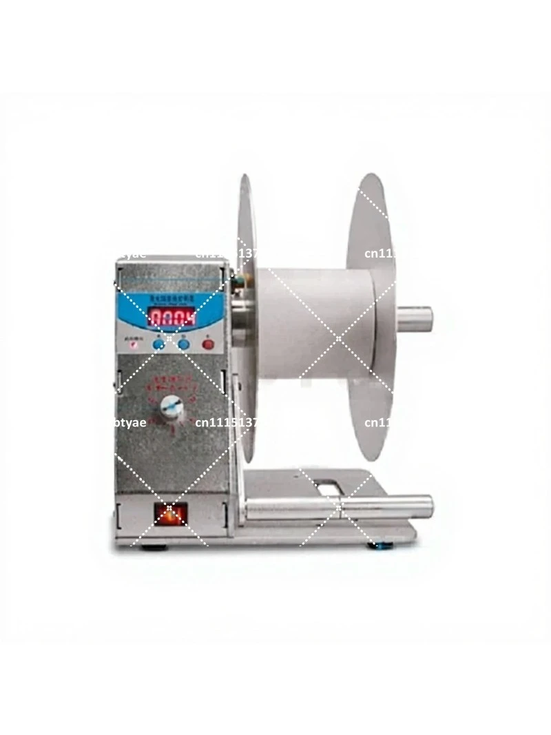 110V/220V Two-Way Automatic Label Rewinder for Self-Adhesive Barcode Tape Rewinding Machine