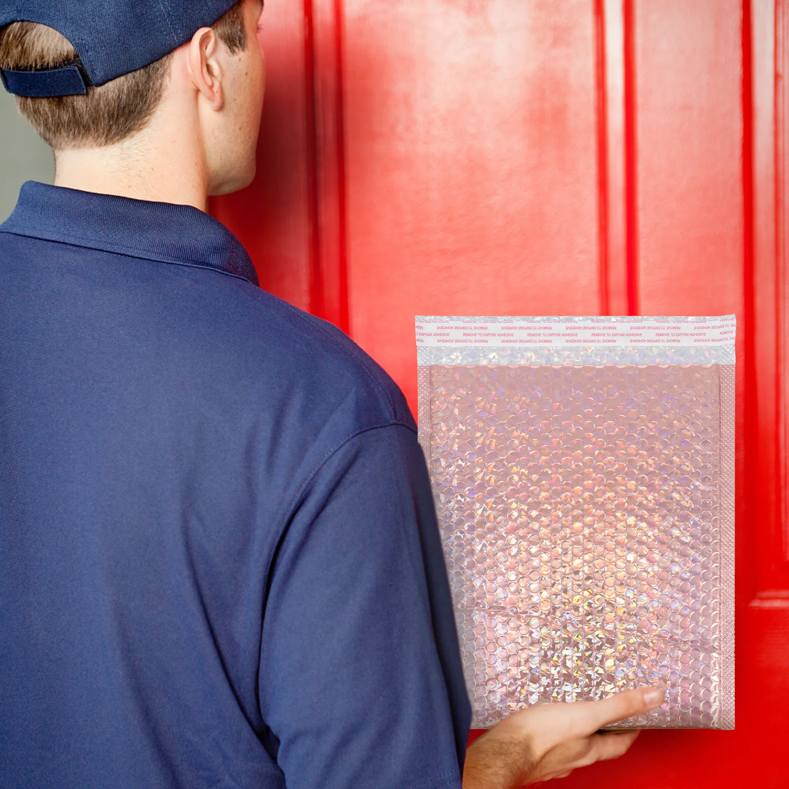 10 قطعة أكياس بريدية مبطنة مقاومة للماء أكياس تغليف سريعة مقاومة للتمزق لخدمات التوصيل اللوجستية #5