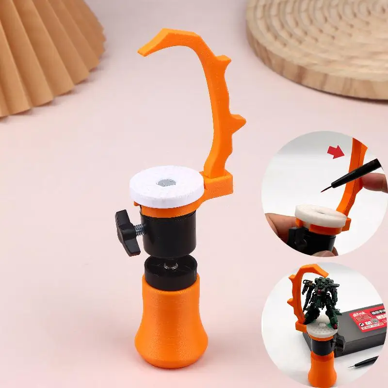 MS071 MSWZ Handheld Painting Bracket 360° Rotating Stable Tool Model Coloring Holder For DIY Model Paint Tools Parts