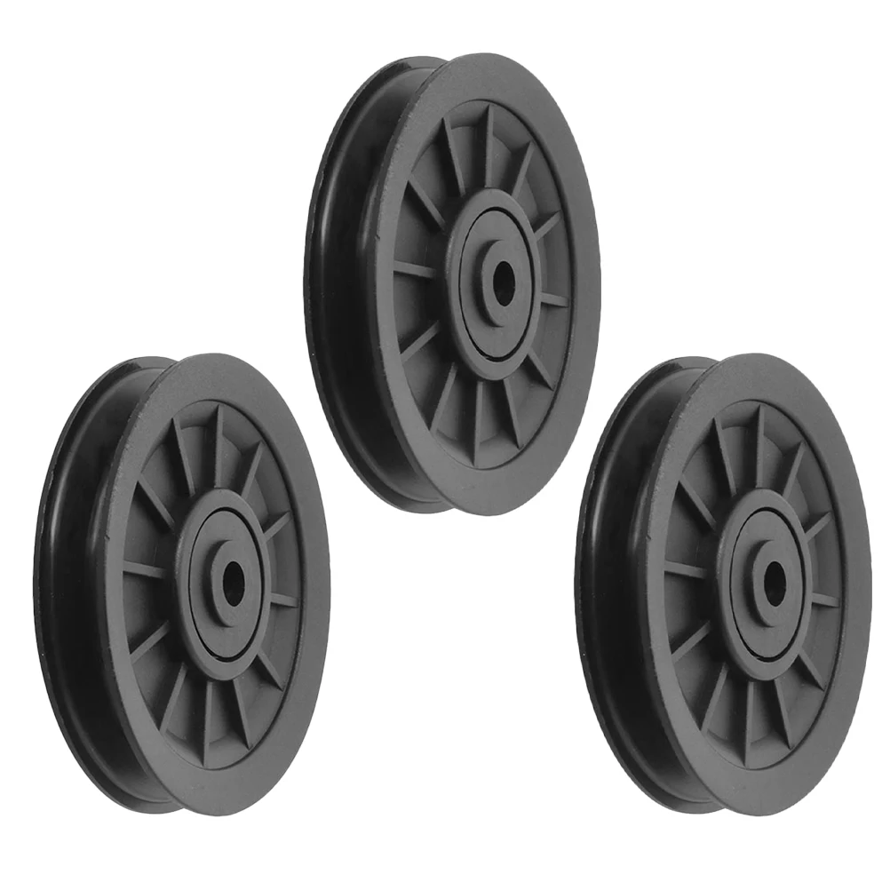 

3pcs Fitness Pulley Accessories Durable Cable Machine Wheel Replace Gym Equipment Attachment Silent Pulley System Weight