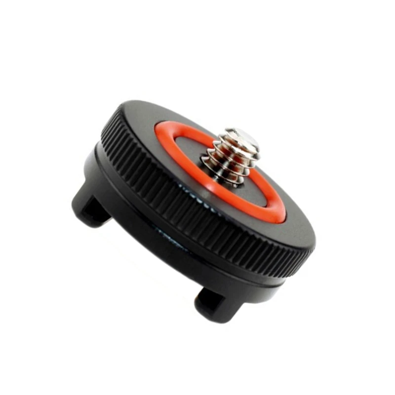 Adaptador montagem sapata câmera com rosca tripé 1/4 "para câmera DSLR equipamento gaiola luz