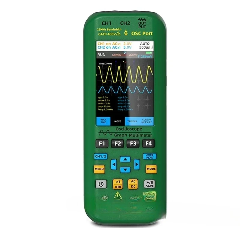 2025 hot sale Oscilloscope Graph Digital Multimeter with Auto Range Voltmeter Current Ammeter Ohmmeter & Ohm Tester  Customiz
