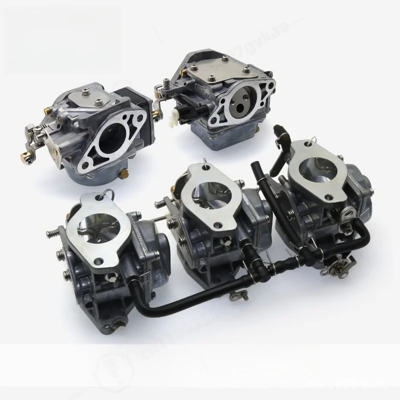 Outboard Motor Carburetor Assembly, 2 Stroke 60HP Marine Engine Carb Assy, Replacement Part 6K5-14301/2/3-10 for Fishing Boat