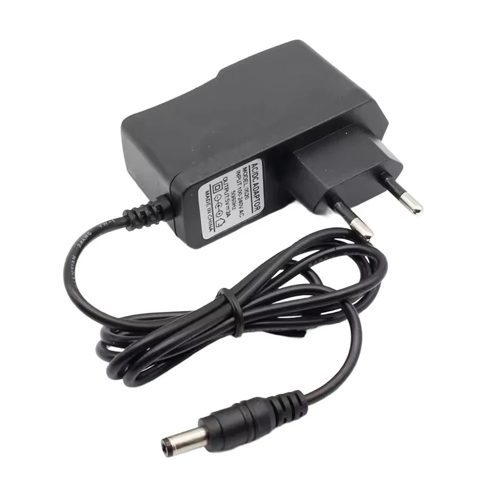100-240V AC Converter Adapter DC 5V 2A 2000mA Power Supply EU Type 5.5mmx2.1mm For Level Gauge