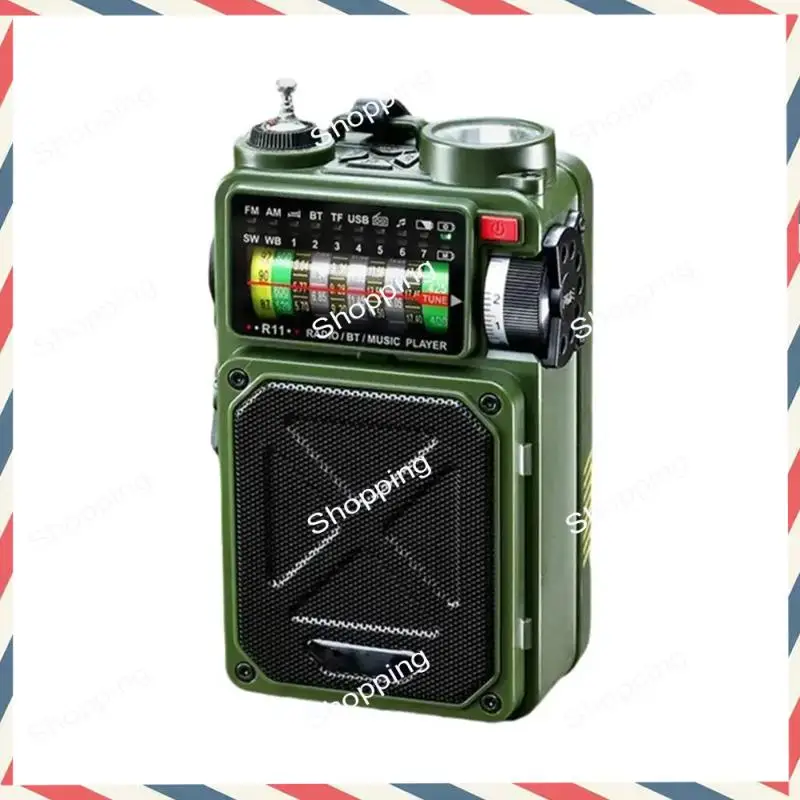 M20K Hand-Operated Emergency Solar Radio Solar Bluetooth Outdoor Camping Alarm Radio Bluetooth Outdoor Camping Alarm Radio