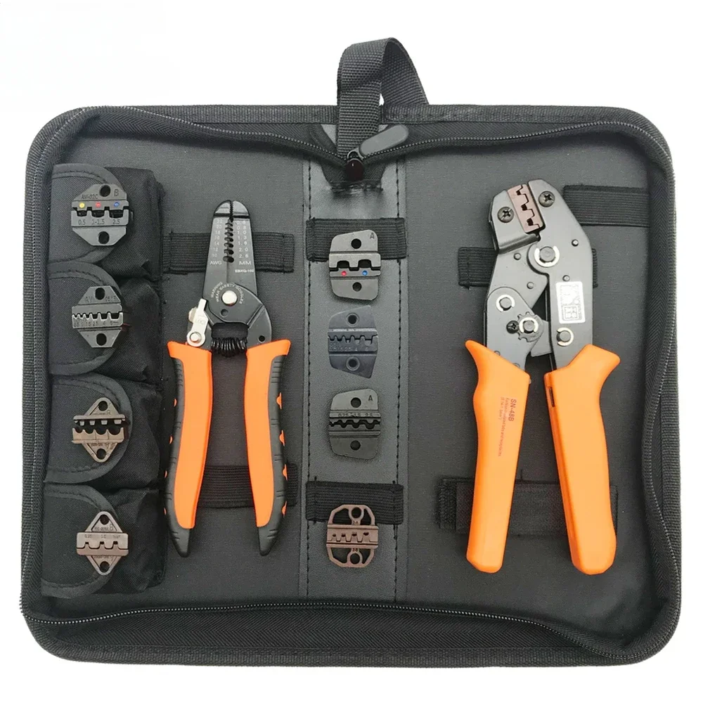 

Crimping Pliers SN-48B 8 Jaw for DuPont 2.54 3.96 2510 Pulg/tube/insulation Terminals Kit Bag Electric Crimper Clamp Tools