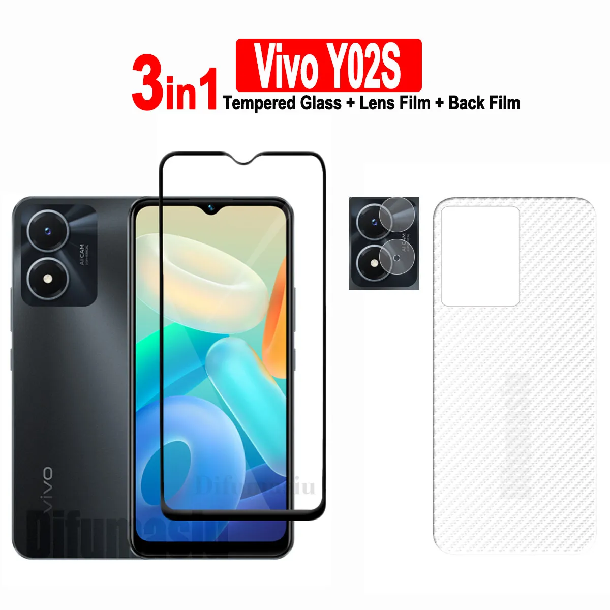 

For Vivo Y02S Tempered Glass Vivo Y36 Y35 Y100 Y77 Y78 Y76 5G/ Y33T Y33S Y22S Y21T Y16 Y15S Y15A Y20S Y20i Screen Protector