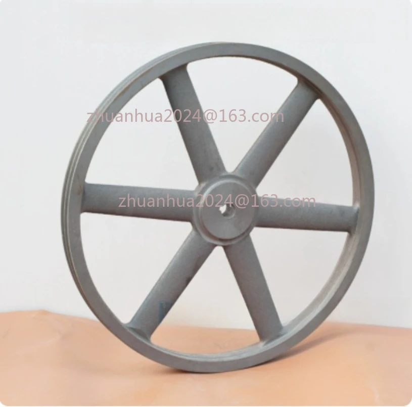 Type B double groove outside diameter 450mm cast iron motor belt disk motor accessories customized Triangular belt wheel