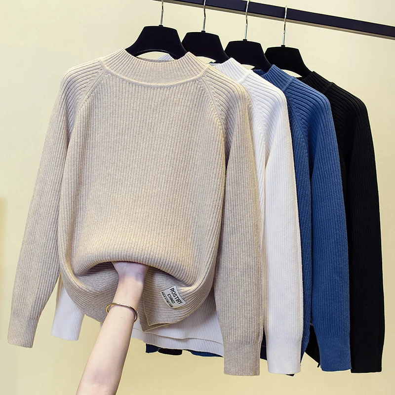 

Butterfly Rabbit Stylish Chic Knit Sweater Pullover Women Elegant Fashion Vintage Knitwear 2024 Autumn Winter Long Sleeve Tops