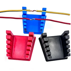 Accesorio de alambre de soldadura ABS, pieza de impresora 3D con dos soportes magnéticos de succión grandes, abrazadera de mesa de soldadura para soldadura de placa base