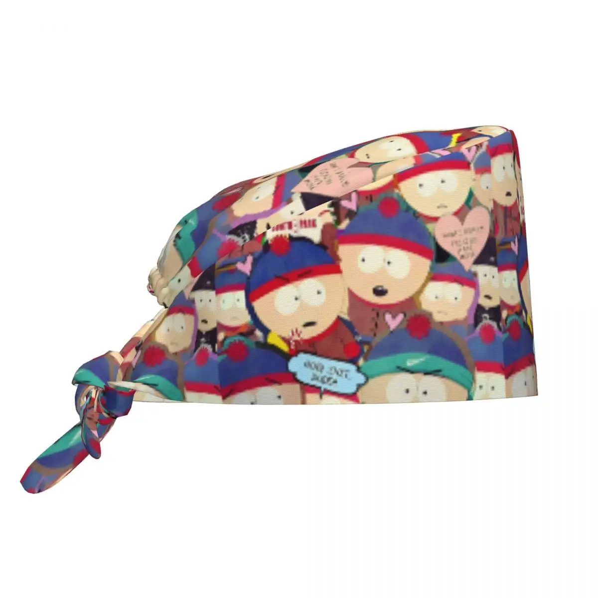 

Nurse Hat SouthParks Working Cap For Men Women Casual Bandage Tie Back Scrub Caps Comfortable Medical Hat