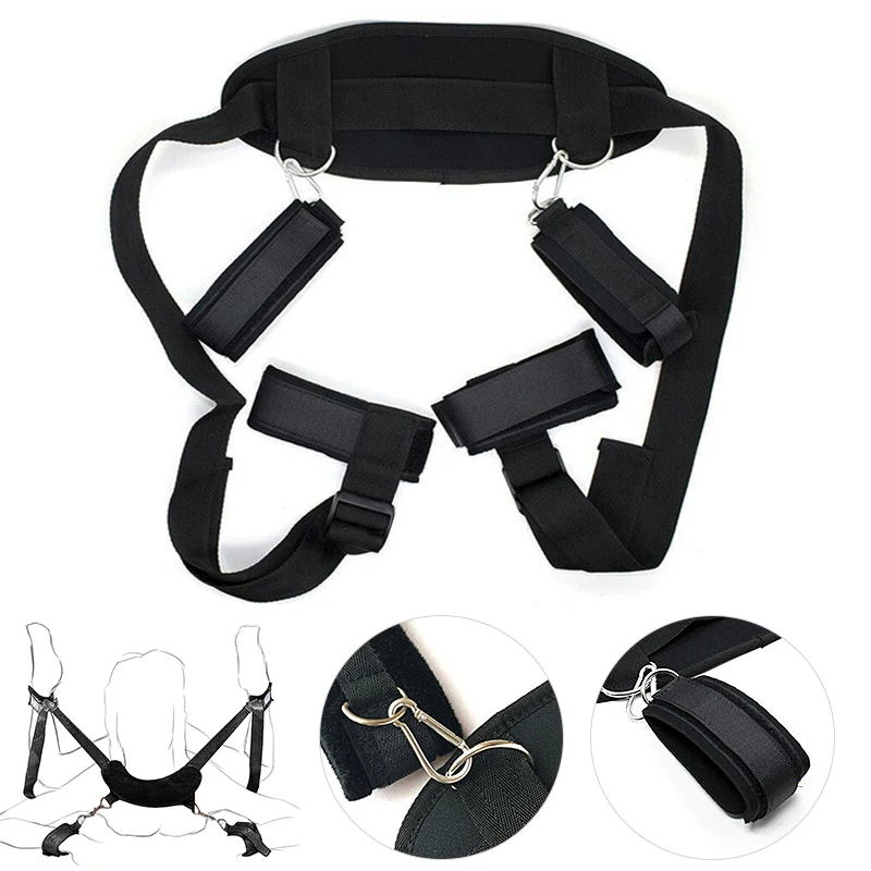 BDSM Bondage Kits Handcuffs Ankle Cuffs Sex Games Leather Whip Vibrator Sex Toys For Couples Women Adult Exotic Accessories 18+