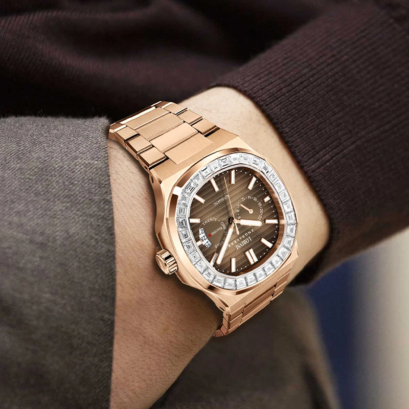 LOBINNI Luxury Original Design Automatic Mechanical Watches MIYOTA Movement High Quality Watch For Men 5Bar Waterproof Watch