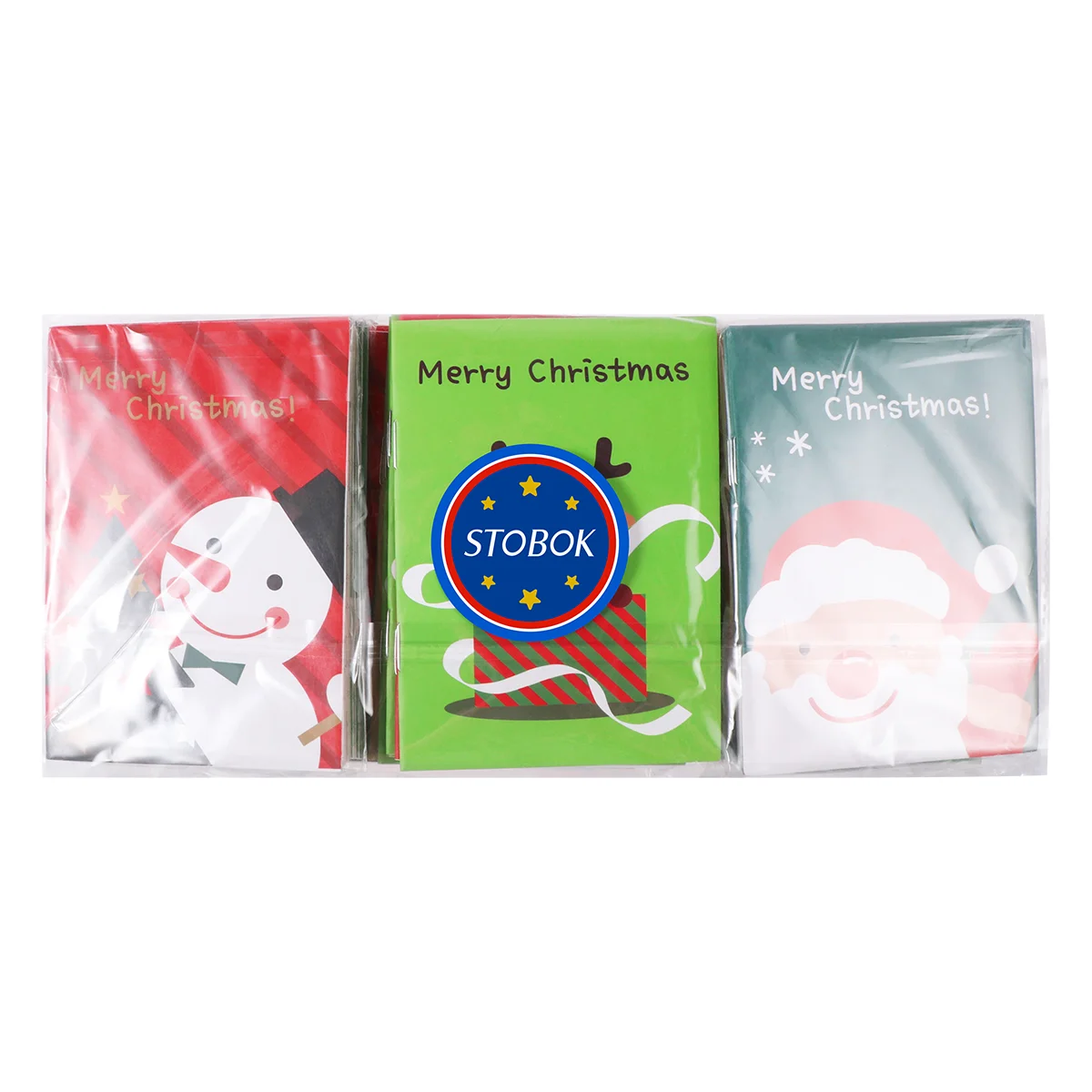 Christmas Notepad Santa Claus Notebok Stickers Cute Snowman Notebook Deer Cartoon