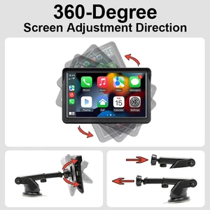 7 Zoll tragbares Carplay Android Auto Car Radio Multimedia Video Breeding Screen Bluetooth 5.0 mit USB Aux 10 Hauptverkaufsauto Radios - №2