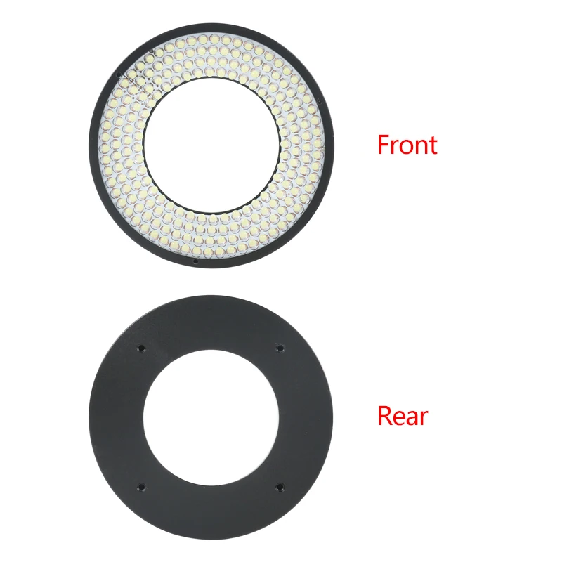 Imagem -05 - Anel de Lâmpada Led Ajustável para Trinocular e Binocular Microscópio Estéreo Preencha Iluminador Luz Câmera Industrial 196 Pcs
