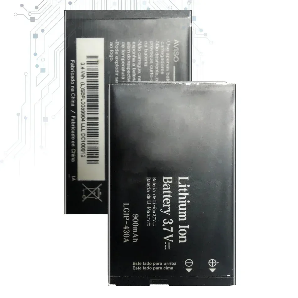 Mobile Phone Battery for LG KP108 KP115 KM330 KD876 LGIP-430A 900mAh