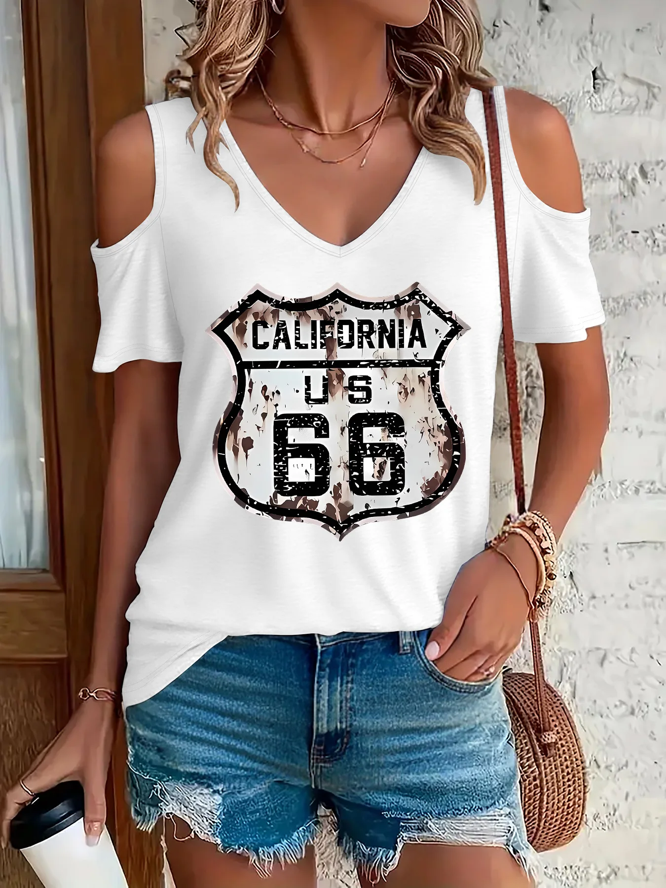 Trendy California T-shirt Shor - Summer Clothing Drop 评论和价格