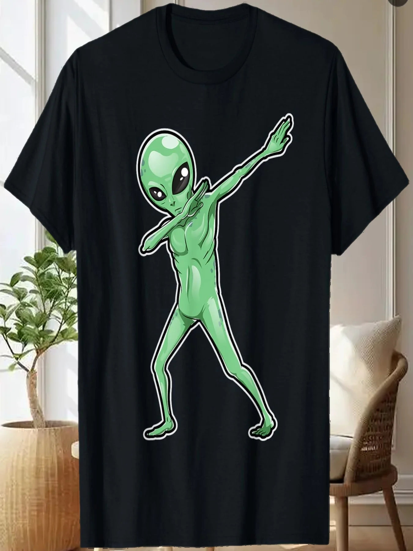 

Футболка с изображением инопланетянина, забавный подарок в стиле хип-хоп для мужчин, женщин и детей