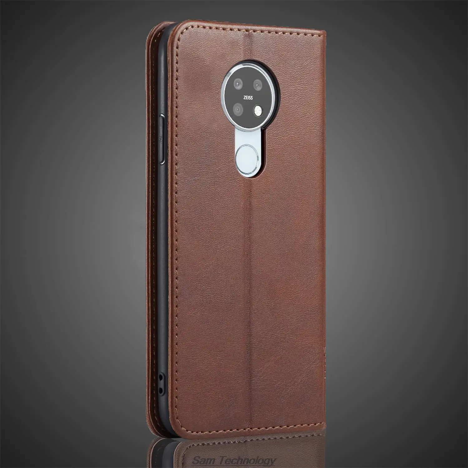 Magnetic attraction Leather Case for Nokia 6.2 / Nokia 7.2 Holster Flip Cover Case Wallet Phone Bags Fundas Coque